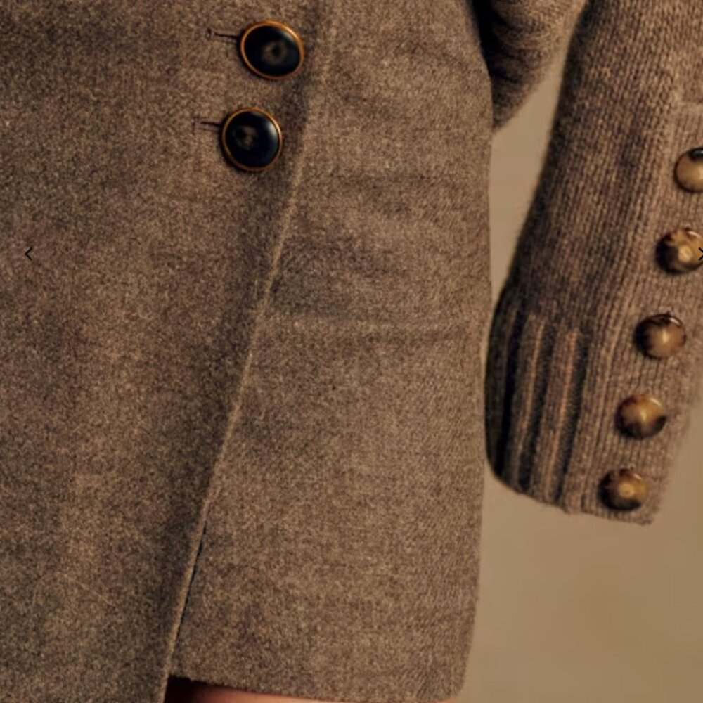 Sezane Peter Skirt Taupe - Size 6 - NWT - Picture 2 of 5